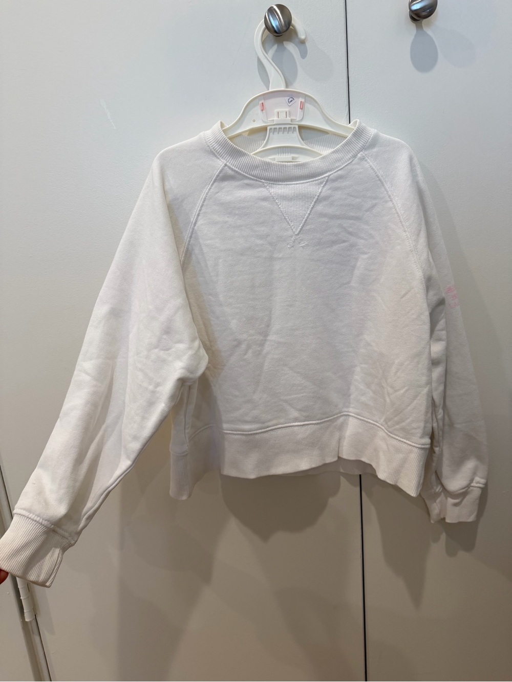 Zara kids  Classic Crewneck Sweatshirt - White